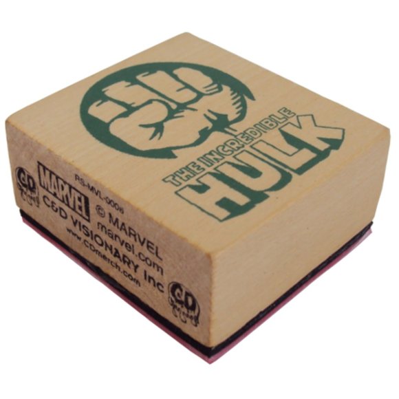 The Incredible Hulk - Marvel - 2" Rubber Stamp - Picture 1 of 4